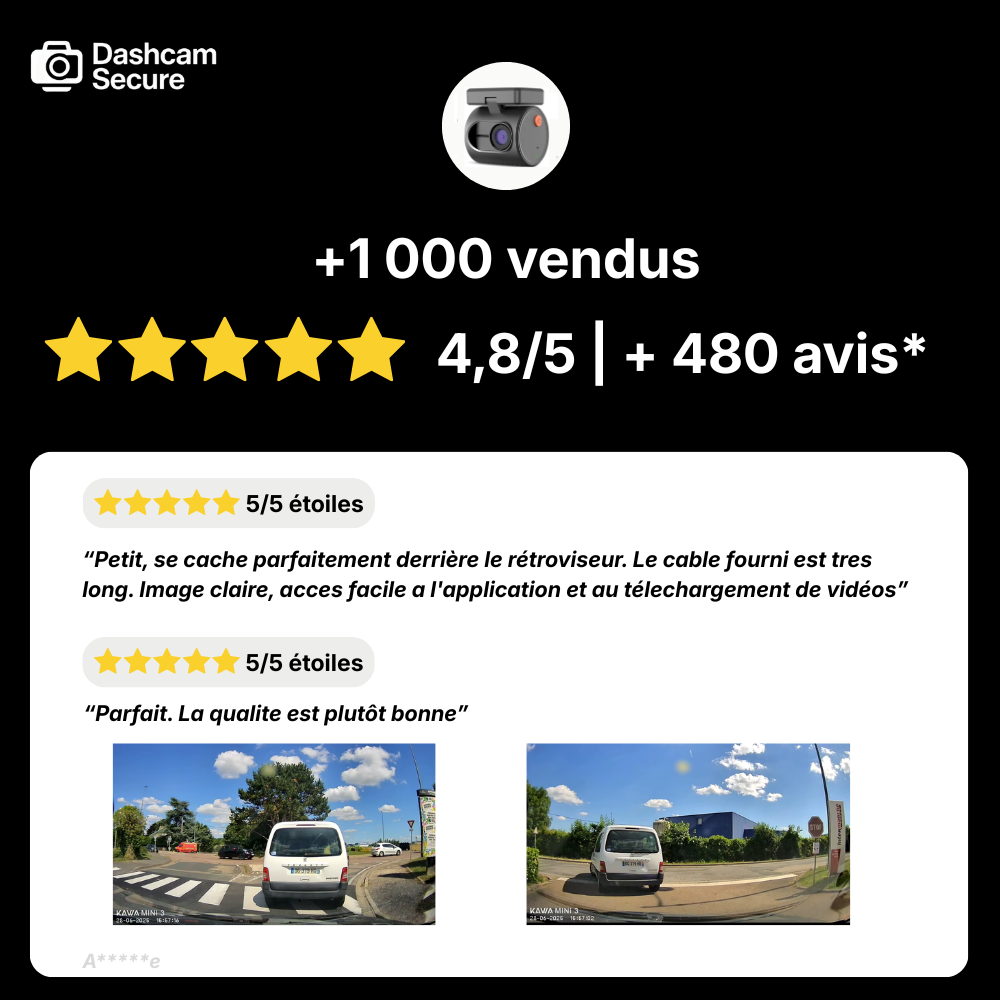 Dashcam discrète Noctis