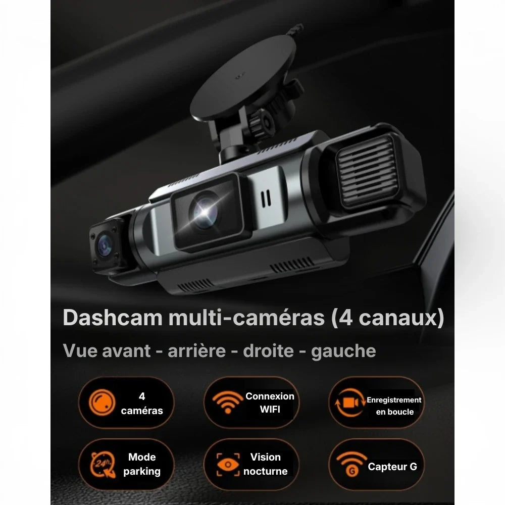 Dashcam avant arrière mode parking
