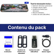 Caméra dans rétroviseur