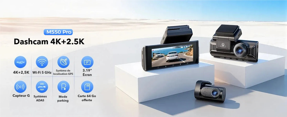 Dashcam 3 caméra