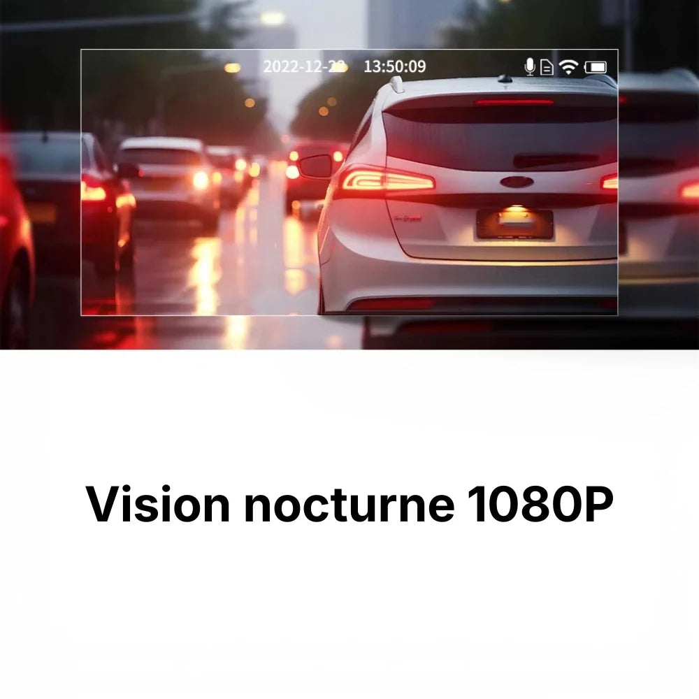 Dashcam avant arrière mode parking