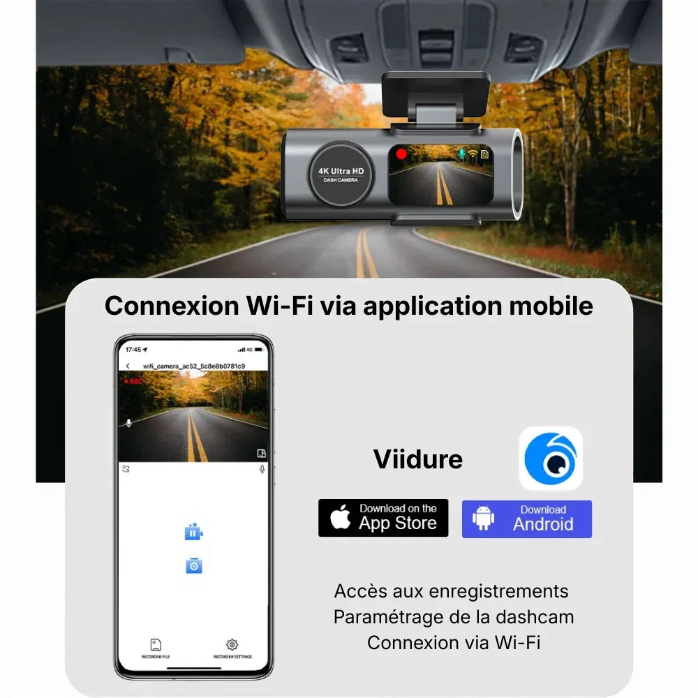 Dashcam 4K GPS