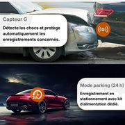 Dashcam avant arrière mode parking