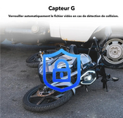 Dashcam moto avant arrière