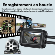 Dashcam moto avant arrière