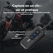 Dashcam moto avant arrière