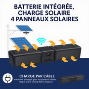 Charge solaire de la caméra de recul Lumis