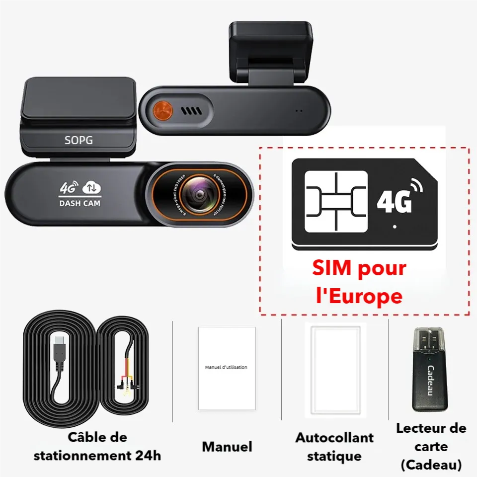 Dashcam Camping-car Wide View