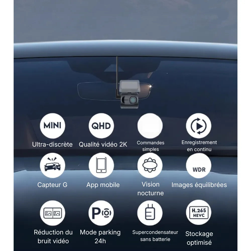 Dashcam voiture sans fil Ionis