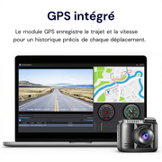 GPS intégré de la dashcam Orion Prestige 4K