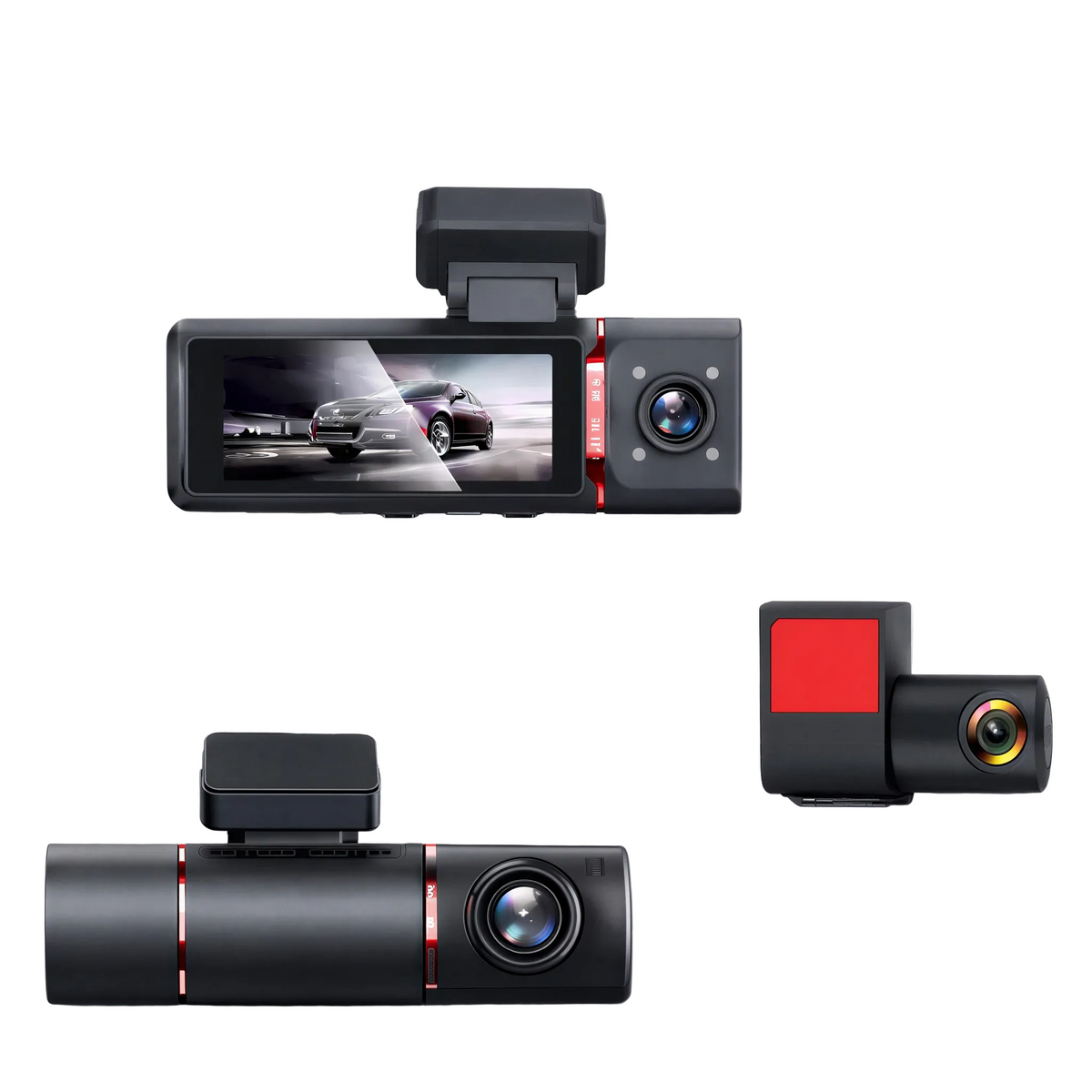 Dashcam Stealth 360 caméra avant avec rotation 360 degrés et GPS