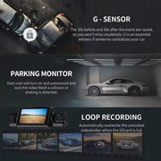 Dashcam 360 camping car