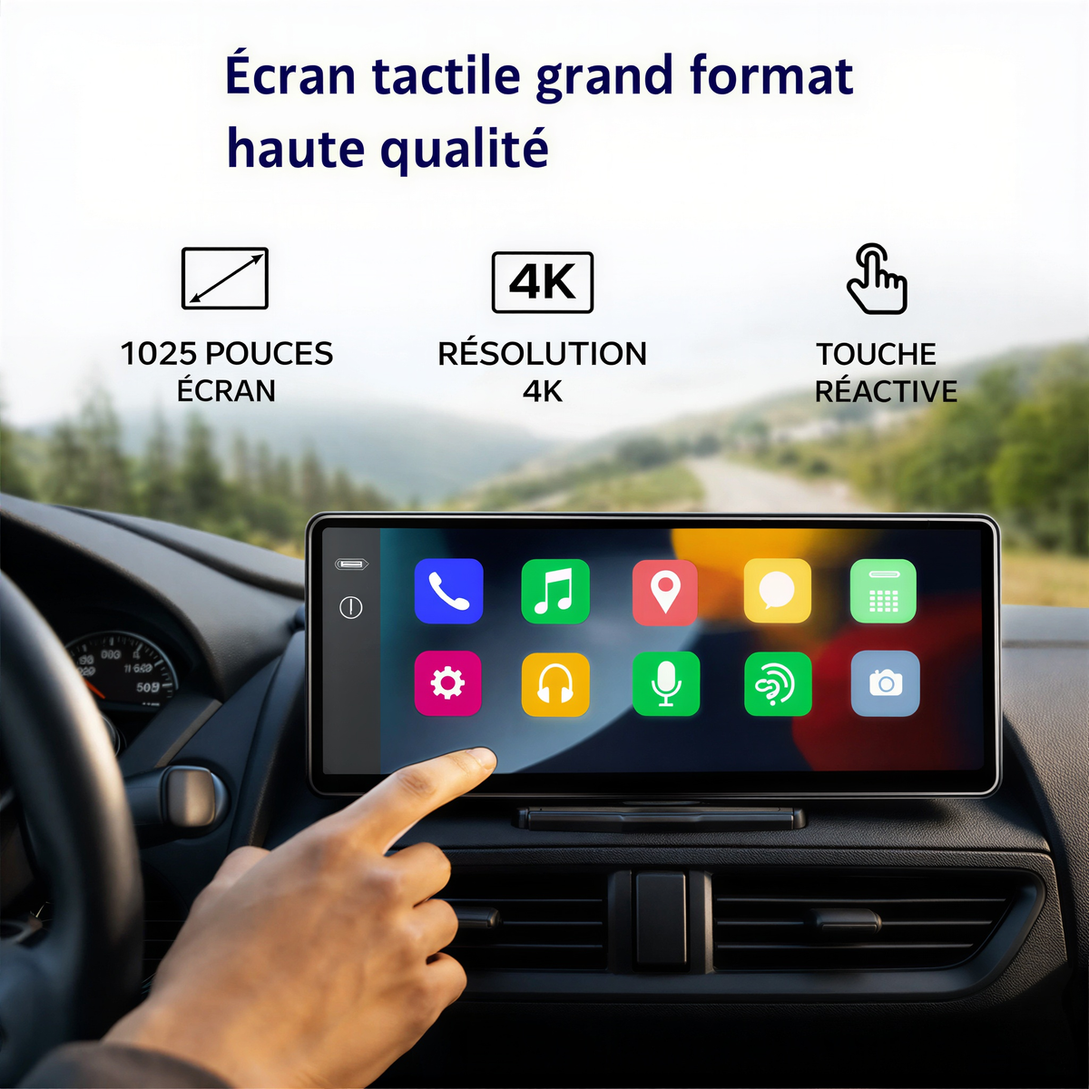 Écran grand format 10 pouces de la tablette Kova Tab